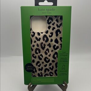 Kate Spade New York IPhone‎ 15/14/13 leopard protective Case for MagSafe NIB